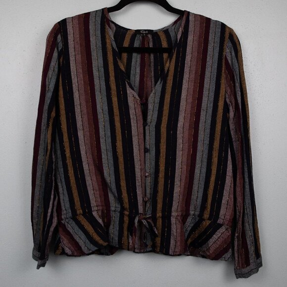 Rails Beaux Varadero Stripe button down top-S - Picture 1 of 4